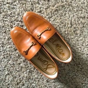 Sam Edelman brown leather loafers